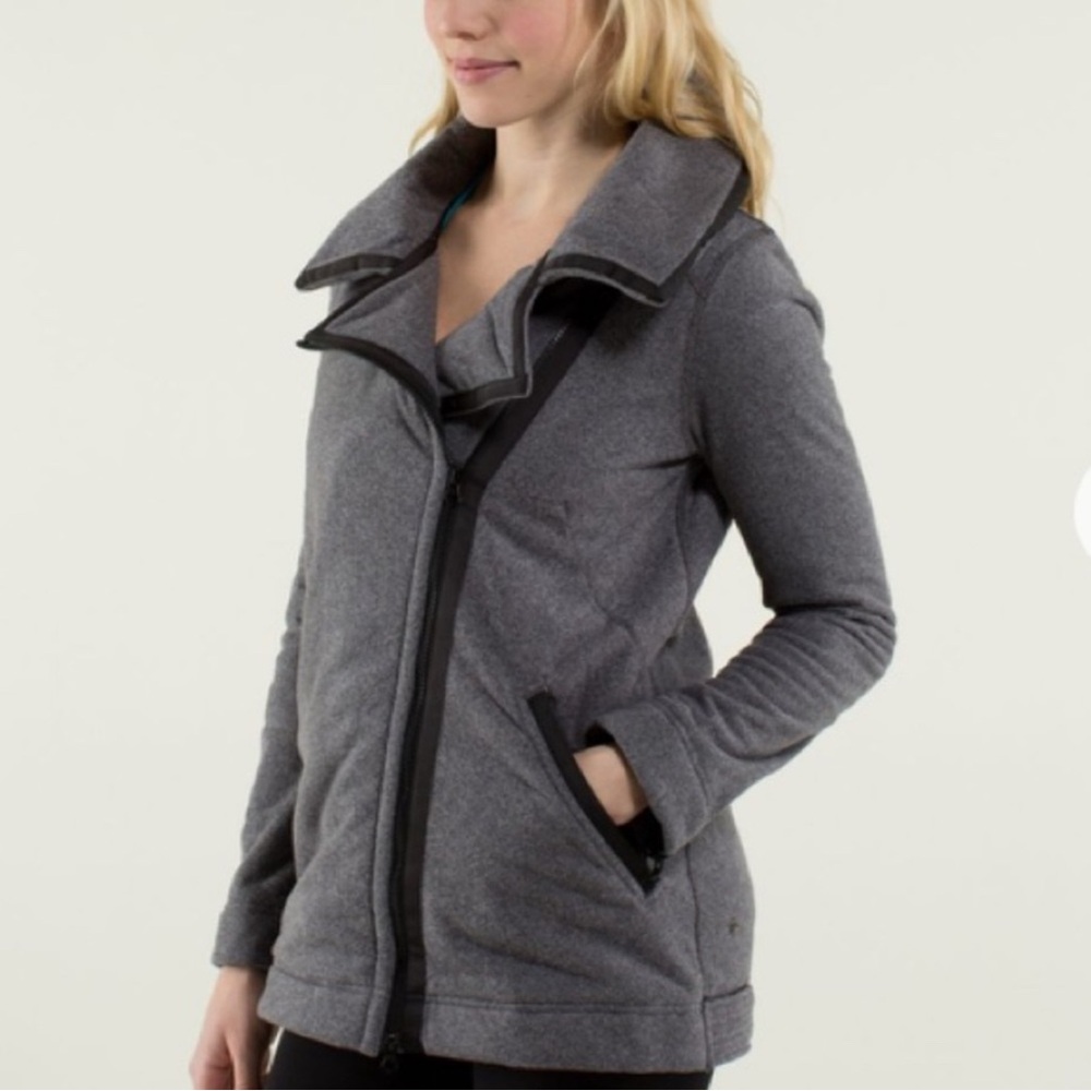 Lululemon Athletica Heavy Fleece Moto Jacket